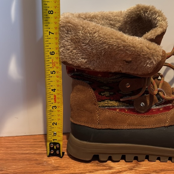 BareTraps Yaegar suede & faux fur adjustable lace up boots w/ Stay Dry System - Picture 16 of 16